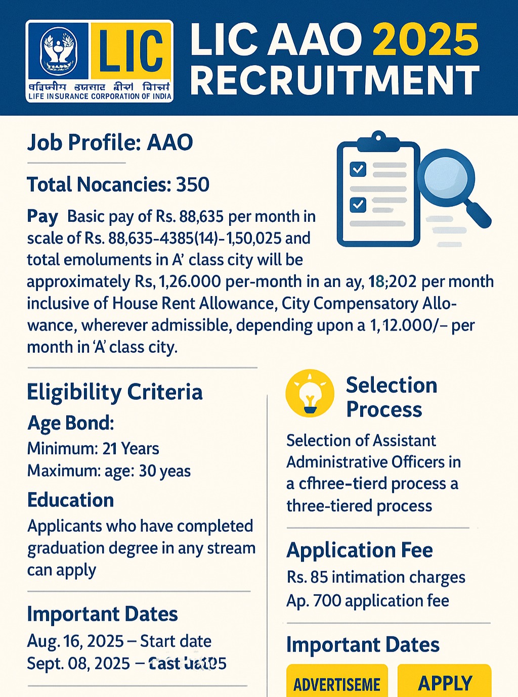 LIC AAO  MAINS EXAM RESULT OUT